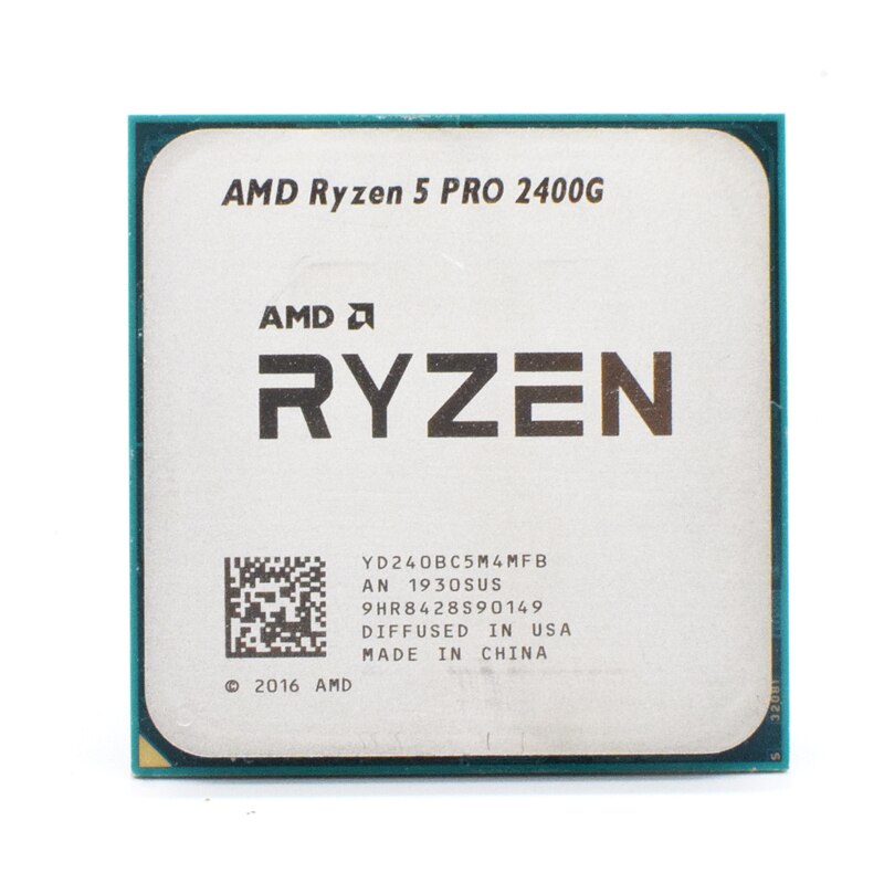 Процессор AMD Ryzen 5 PRO 2400G, 3.6GHz, AM4, 4 cores, SVGA