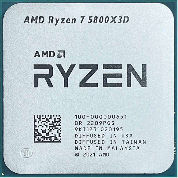 Процессор AMD Ryzen 7 5800X3D, 3.4GHz, AM4, 8 cores, OEM