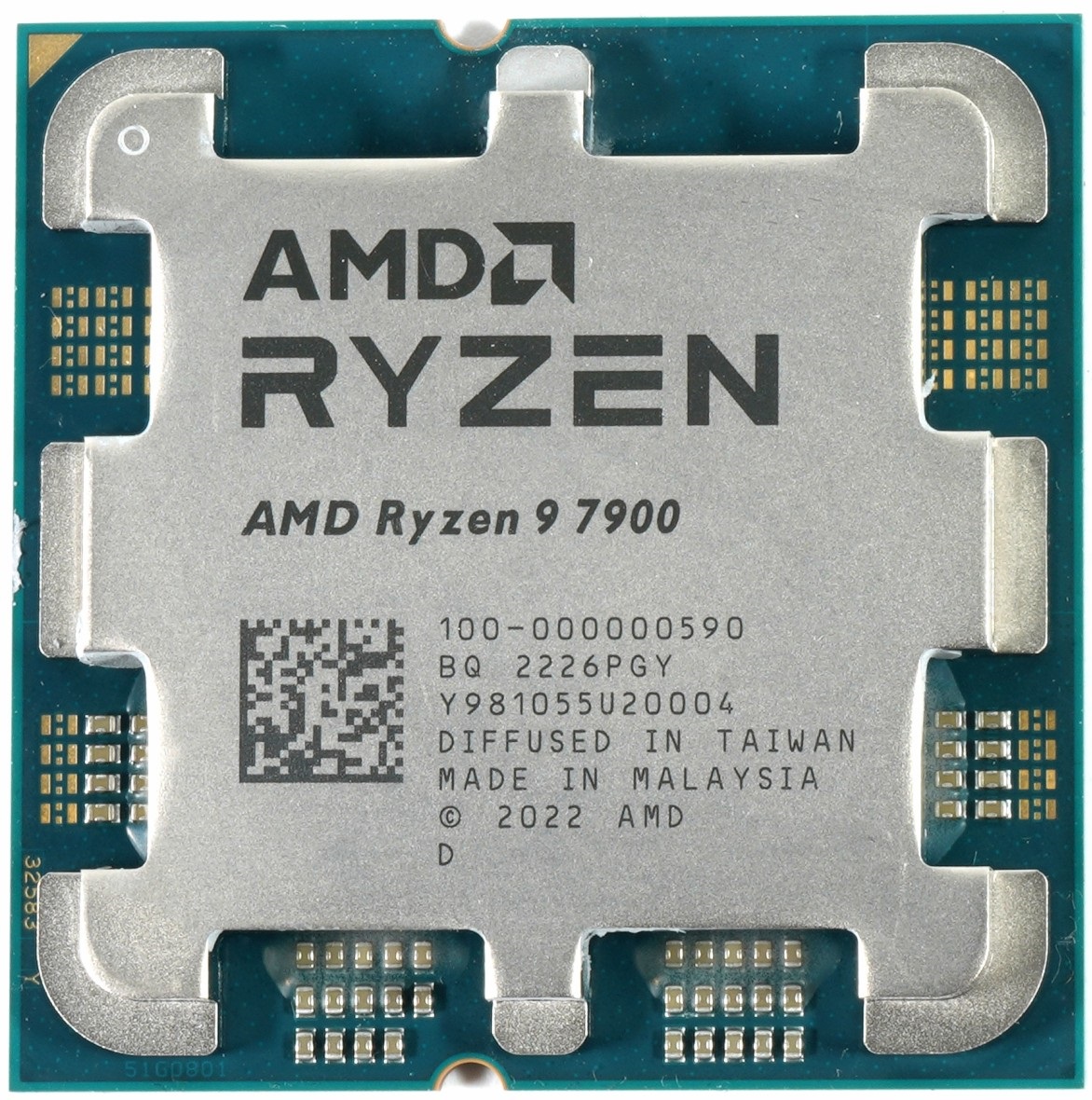 Процессор AMD Ryzen 9 7900, 3.7GHz, AM5, 12 cores, SVGA, OEM