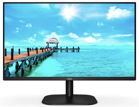 Монитор 27" AOC 27B2DA, 1920x1080, IPS, 75Hz, Speakers (VGA, DVI, HDMI)