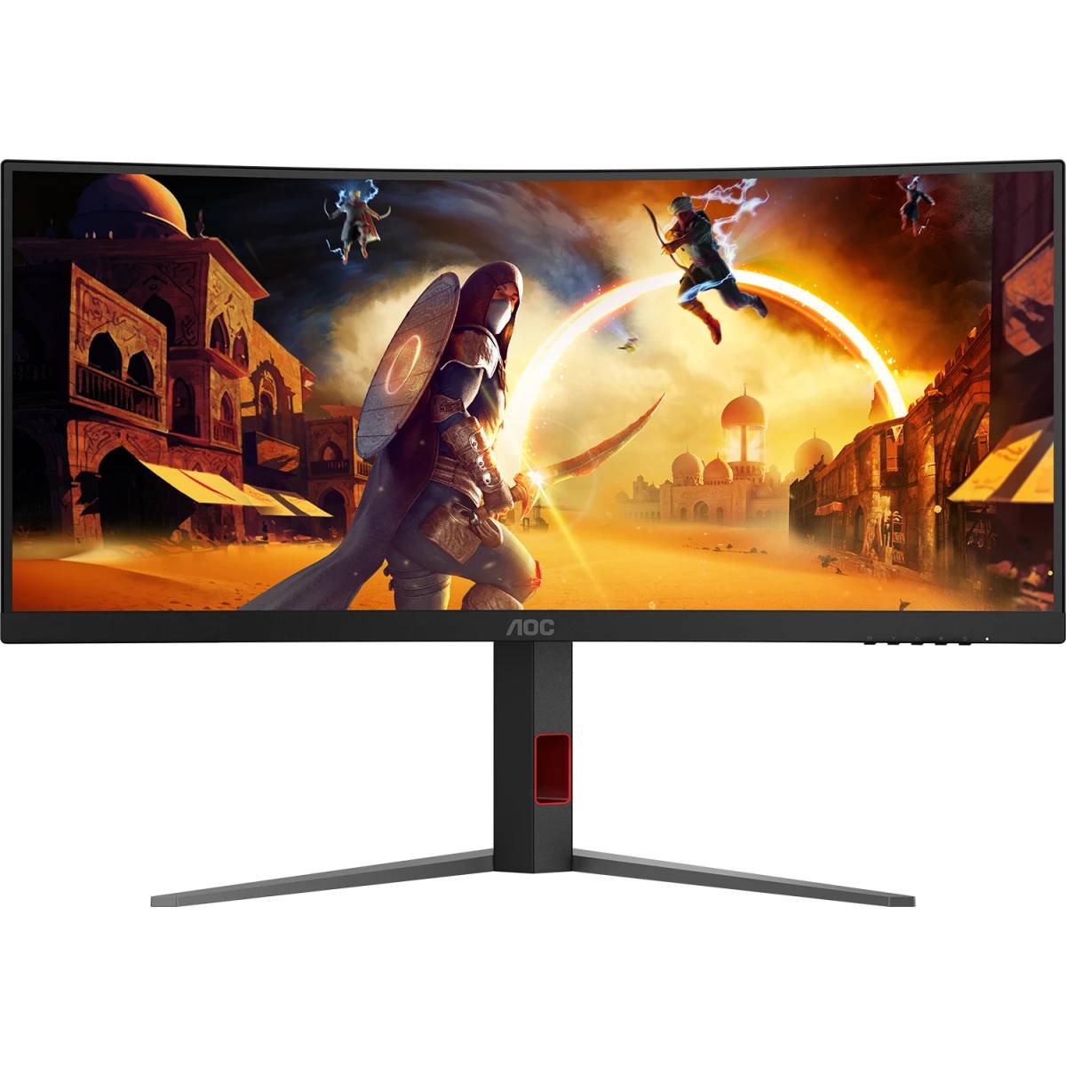 Монитор 34" AOC CU34G4, 3440x1440, VA, 180Hz (2xHDMI, 2xDP)