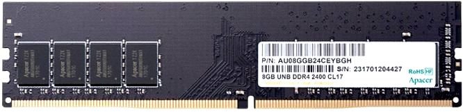 Оперативная память 8Gb Apacer AU08GGB24CEYBGH, DDR IV, PC-19200, 2400MHz