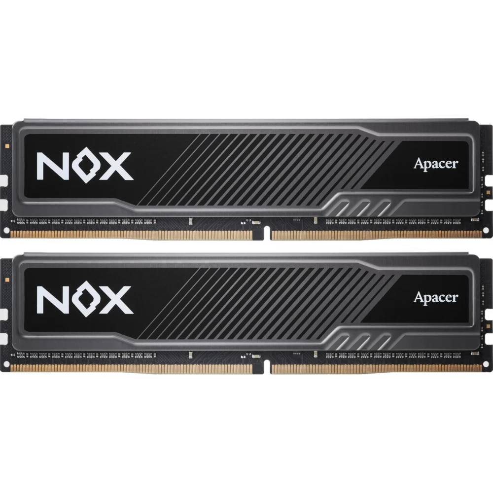 Оперативная память 16Gb Apacer NOX Black AH4U16G36C25YMBAA-2, DDR IV, PC-28800, 3600MHz, kit 2x8Gb