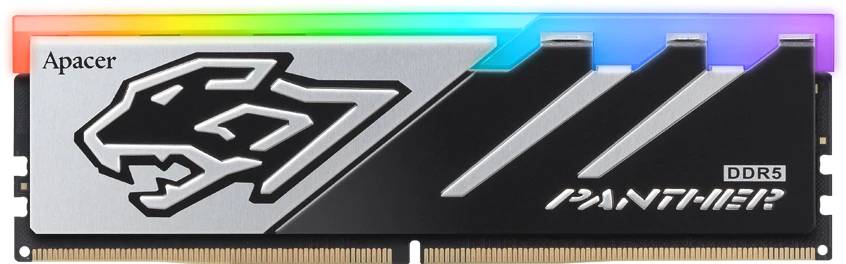 Оперативная память 16Gb Apacer Panther RGB AH5U16G64C6529BAA-1, DDR V, PC-51200, 6400MHz