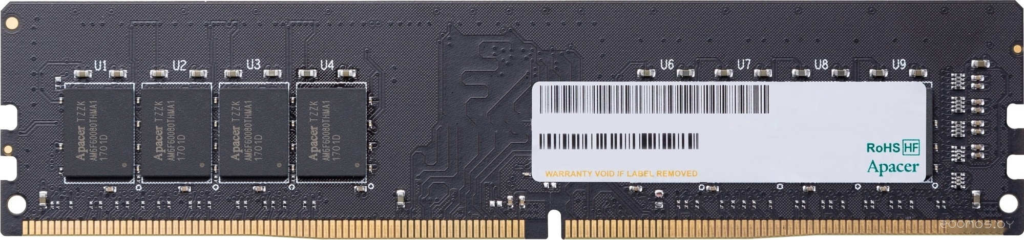 Оперативная память 8Gb Apacer AU08GGB26CQYBGH EL.08G2V.GNH, DDR IV, PC-21300, 2666MHz, OEM