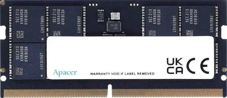Оперативная память для ноутбука 32Gb Apacer AS32GHB56CVBBGH/FS.32G2C.PKH, SODIMM DDR V, PC-44800, 5600MHz