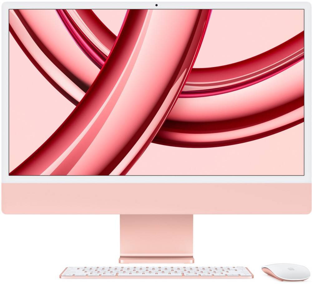 Моноблок Apple iMac A2873 (MQRU3), 24" IPS, M3/ 8Gb/ 512SSD/ macOS/ Pink