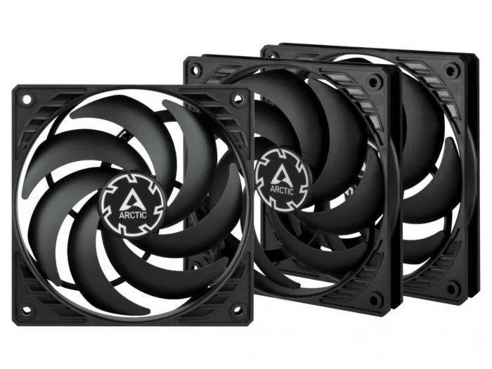 Вентилятор 12x12см Arctic Cooling P12 Slim PWM PST (ACFAN00275A), 3шт