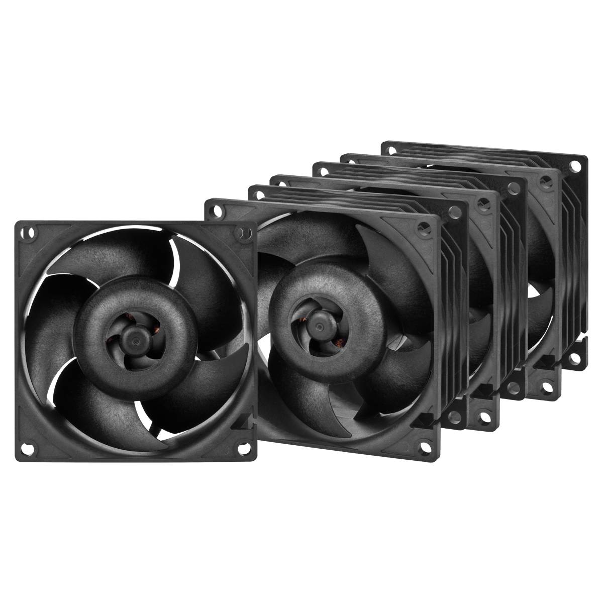 Вентилятор 8x8см Arctic Cooling S8038-7K (ACFAN00292A), 4шт
