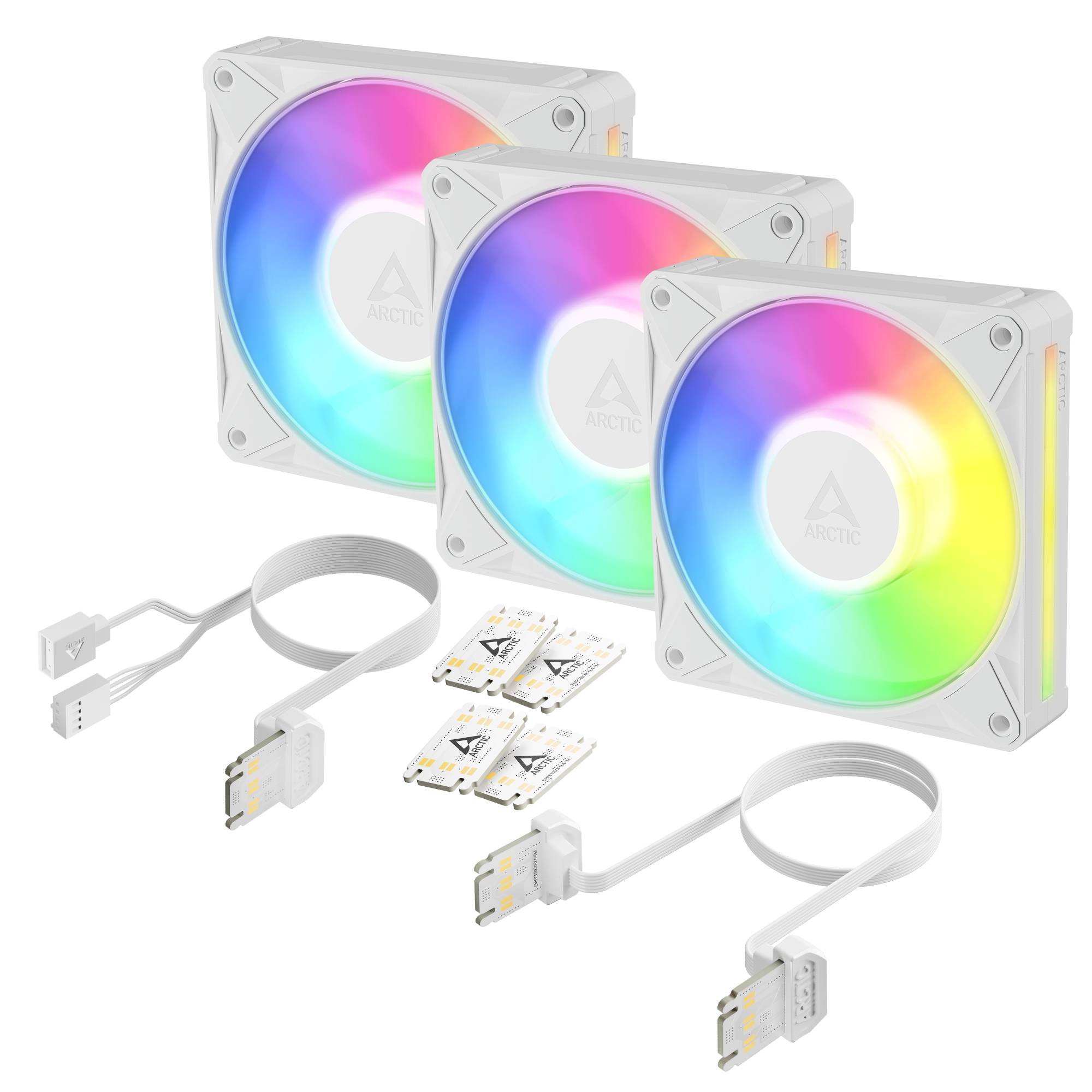 Вентилятор 12x12см Arctic Cooling BioniX P12 A-RGB White (ACFAN00338A) 3шт.