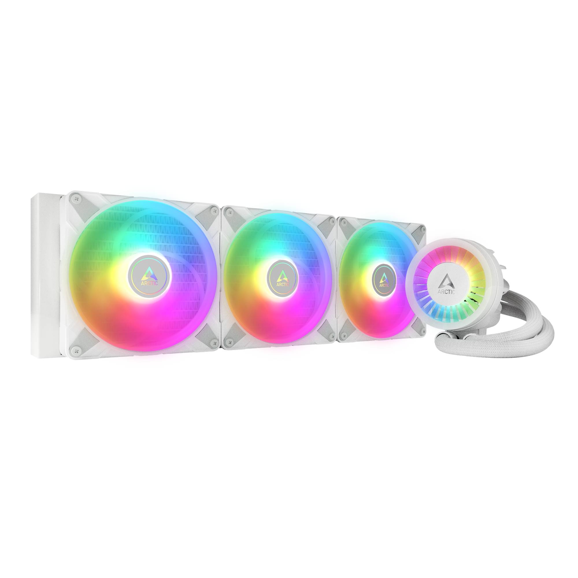 Жидкостное охлаждение Arctic Cooling Liquid Freezer III 420 ARGB White (ACFRE00153A) (LGA1700 Ready)