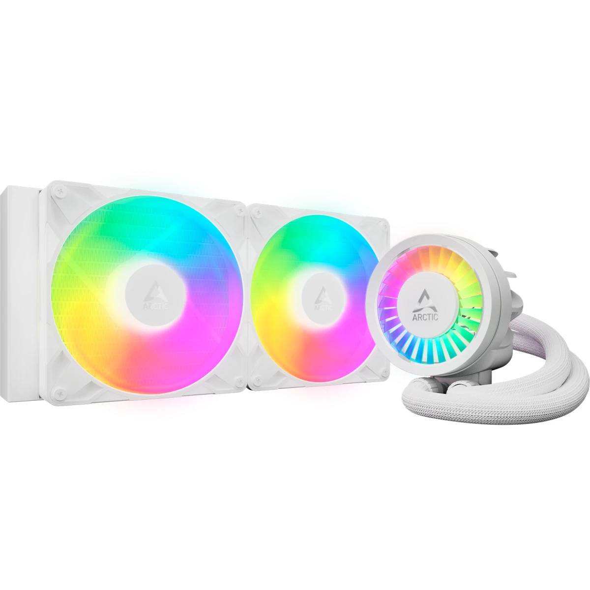 Жидкостное охлаждение Arctic Cooling Liquid Freezer III Pro 280 White ARGB (ACFRE00187A) (LGA1700 Ready)
