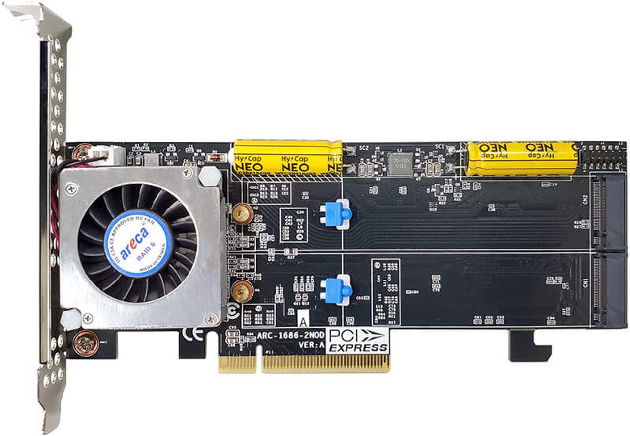 Контроллер SAS/SATA/PCIe RAID, Areca ARC-1686-2NOD