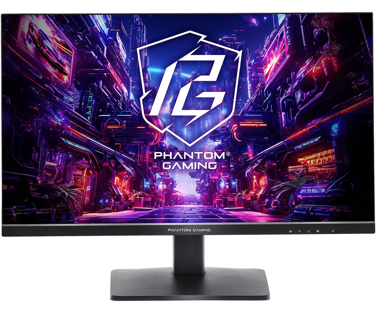 Монитор 27" ASRock Phantom Gaming PG27QFT1B, 2560x1440, IPS, 180Hz, Speakers (2xHDMI, DP)
