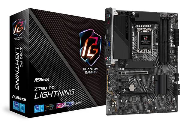 Материнская плата ASRock Z790 PG Lightning, LGA1700, (HDMI), 4xDDR V, ATX