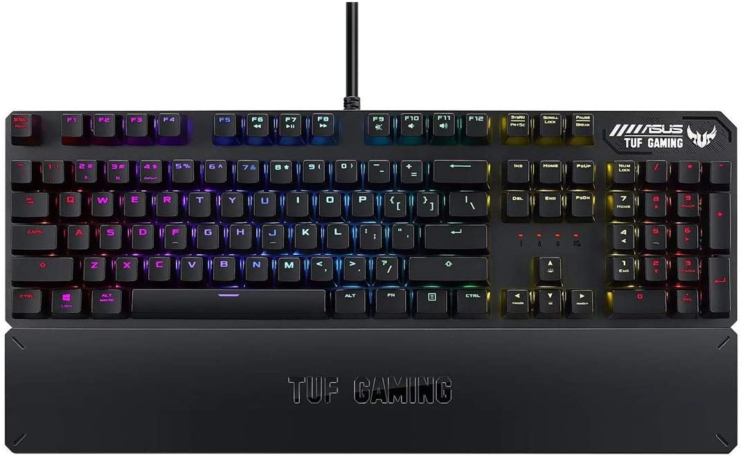 Клавиатура Asus TUF GAMING K3 Black (Kaihua Red) (90MP01Q0-BKRA00)