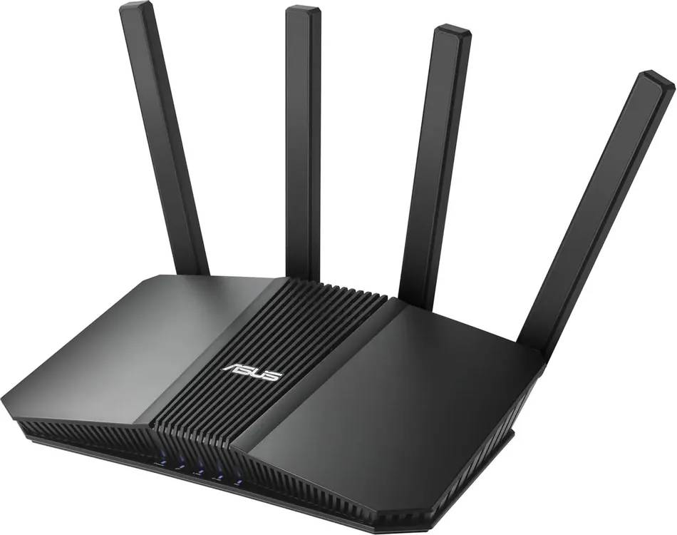 Wi-Fi роутер ASUS RT-BE82U, Wi-Fi 7, BE6500, 2.4/5ГГц, 4 LAN, черный