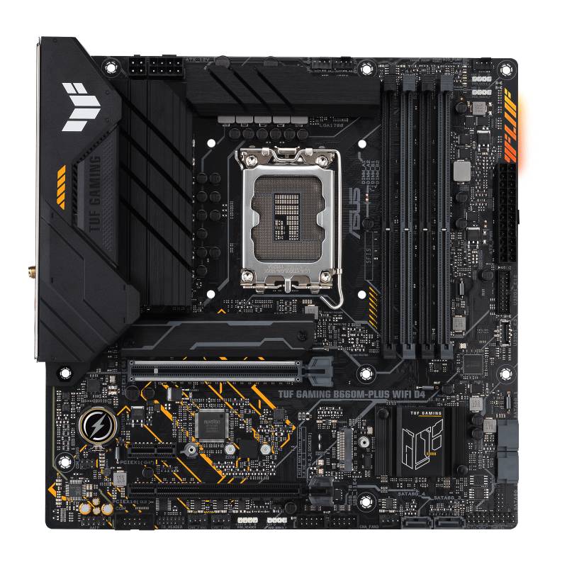 Материнская плата Asus TUF GAMING B660M-PLUS D4, LGA1700, (HDMI, DP), 4xDDR IV, mATX