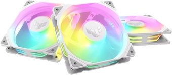 Вентилятор 12x12см ASUS TUF GAMING TR120 FAN ARGB WHITE 90DA0093-B09020, 3шт