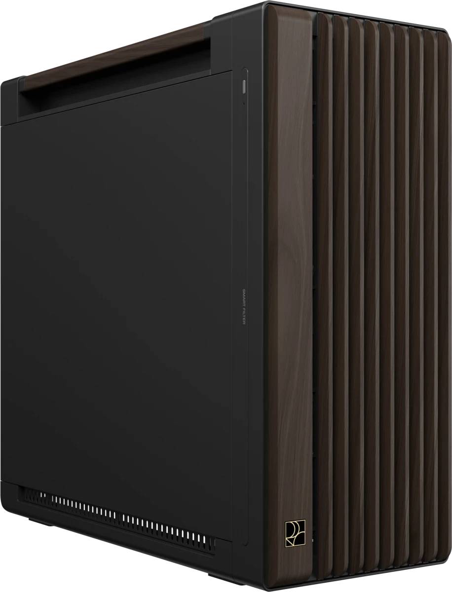 Корпус Asus PROART PA602 WALNUT WOOD METAL PWM MODERN BLACK, без БП, E-ATX (90DC00J0-B09040)