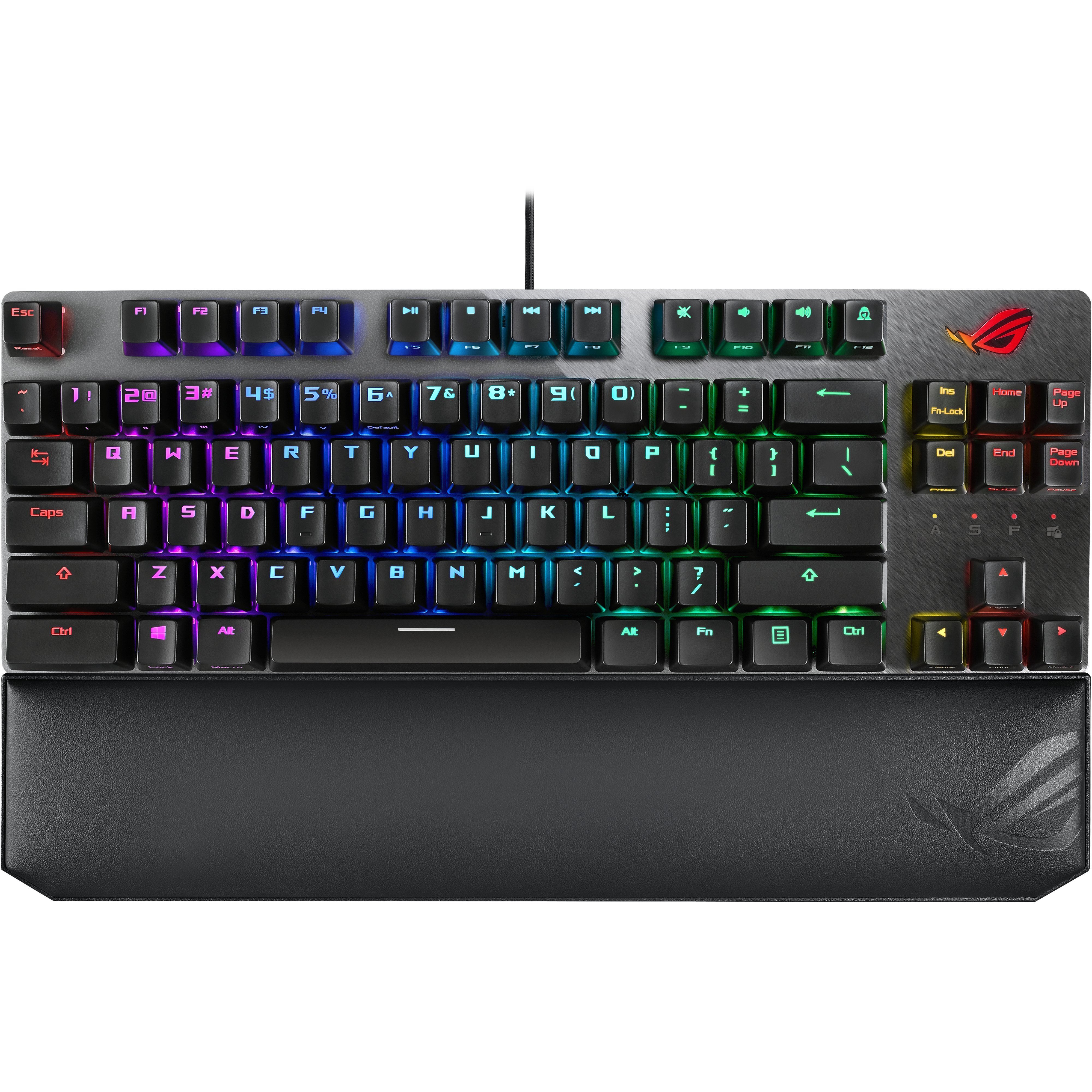 Клавиатура Asus X801 ROG Strix Scope NX Red TKL Deluxe, черный (90MP00N6-BKRA00)