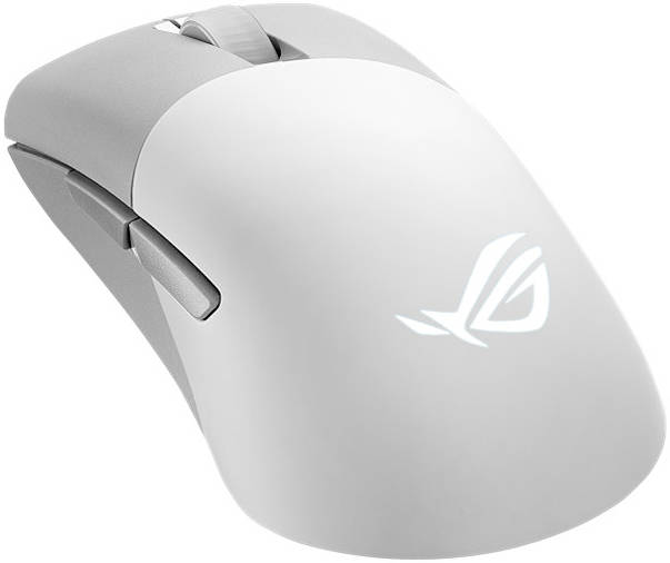 Мышь ASUS ROG P709 Keris Wireless AimPoint Moonlight White, (90MP02V0-BMUA10)