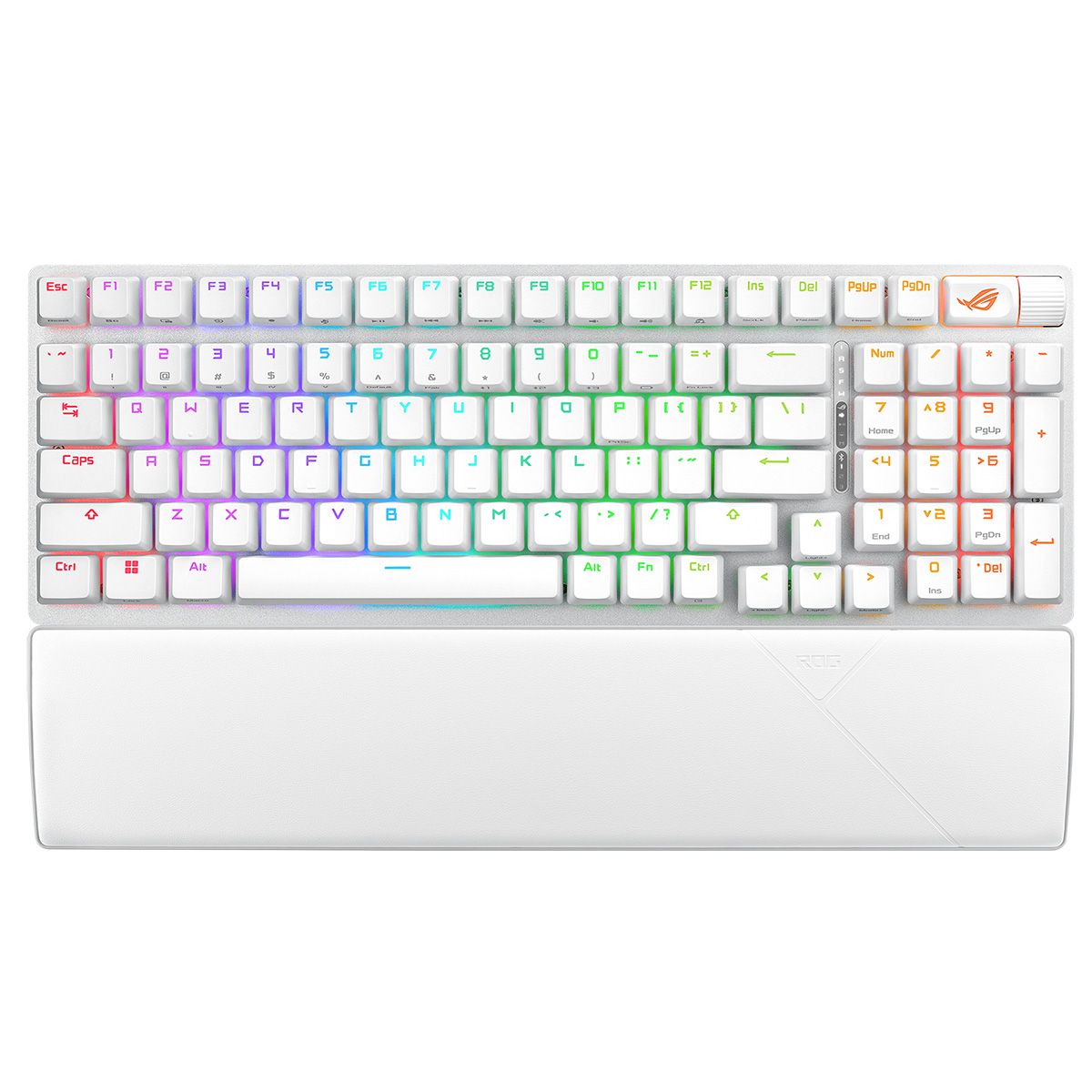 Клавиатура Asus X901 STRIX SCOPE II 96 WL, белый (90MP037A-BKRA30)