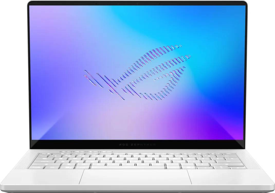 Ноутбук Asus ROG Zephyrus G14 GU405AW-SY024W, 14" OLED, Core Ultra 9 386H/ 32Gb/ 1TbSSD/ RTX 5080 16Gb/ White (90NR0P83-M000Y0)