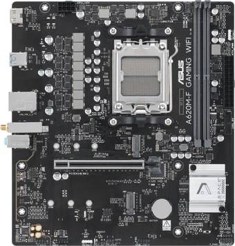 Материнская плата Asus A620M-F GAMING WIFI, AM5, (VGA, 2xDP), 2xDDR V, mATX