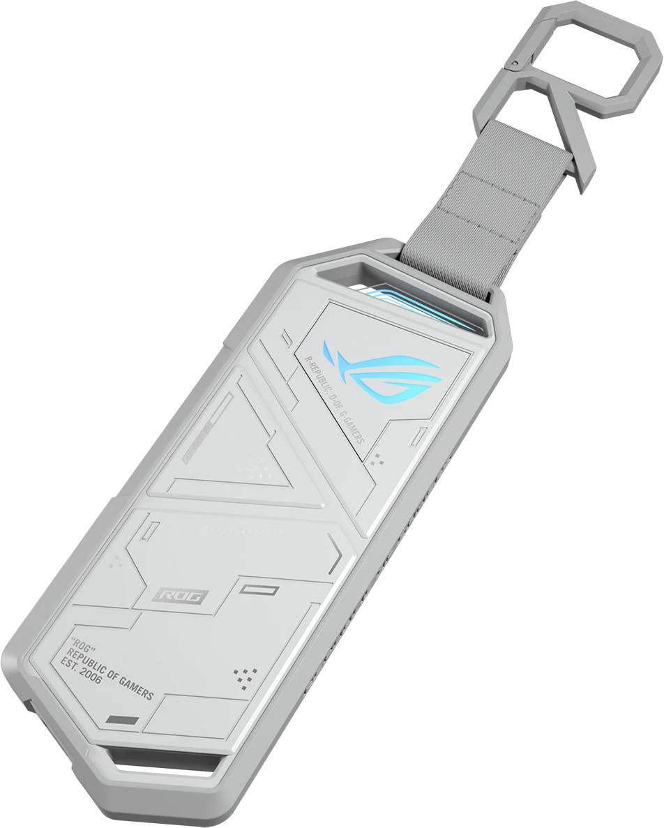Внешний BOX Asus ROG Strix Arion ESD-S1C/WHT, M.2 NVMe SSD - USB3.1 Type-C, White (90DD02H1-B09000)
