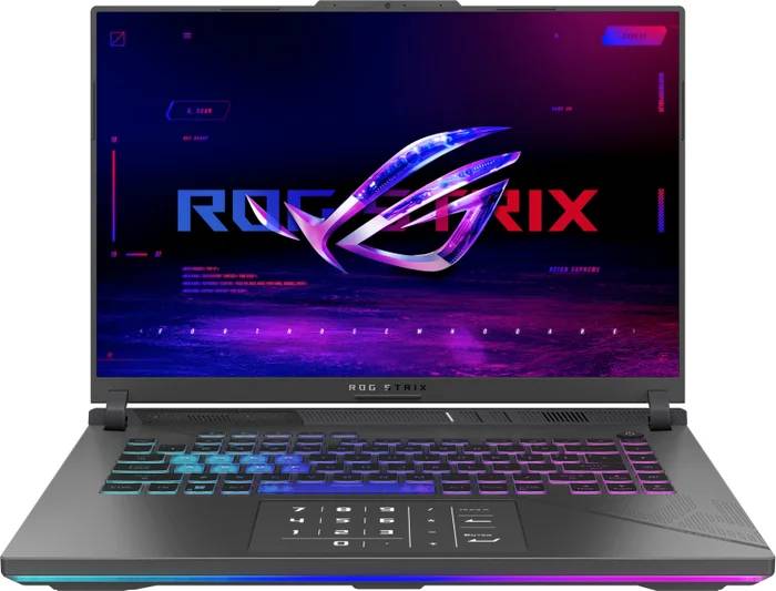 Ноутбук Asus ROG Strix G16 G614JVR-N4183, 16" IPS, Core i9 14900HX/ 32Gb/ 1TbSSD/ RTX 4060 8GB/ Eclipse Gray (90NR0II5-M008S0)