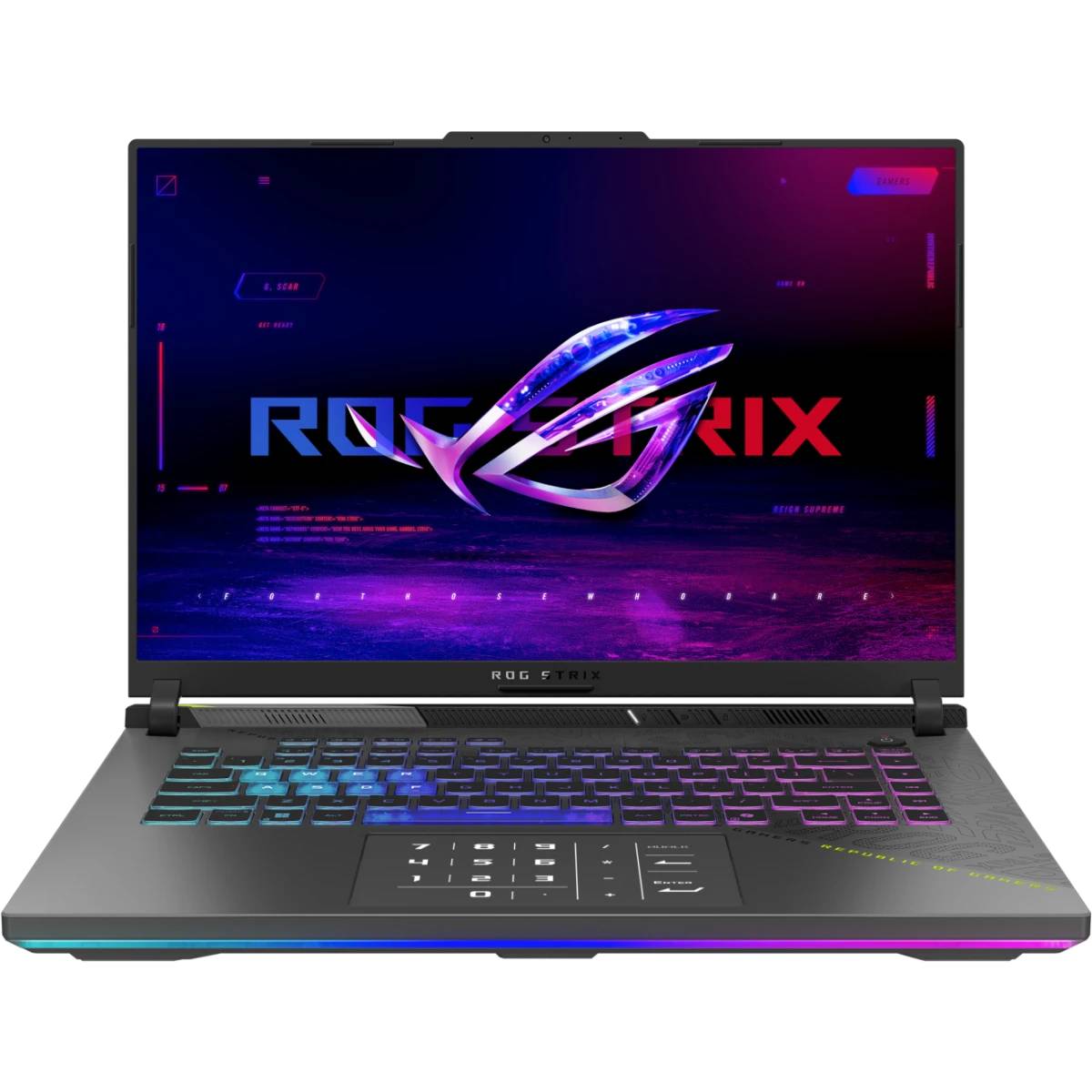 Ноутбук Asus ROG Strix G16 G614PP-WH94, 16" IPS, Ryzen 9 8940HX/ 16Gb/ 1TbSSD/ RTX 5070 8Gb/ W11/ Black (90NR0L67-M004S0)