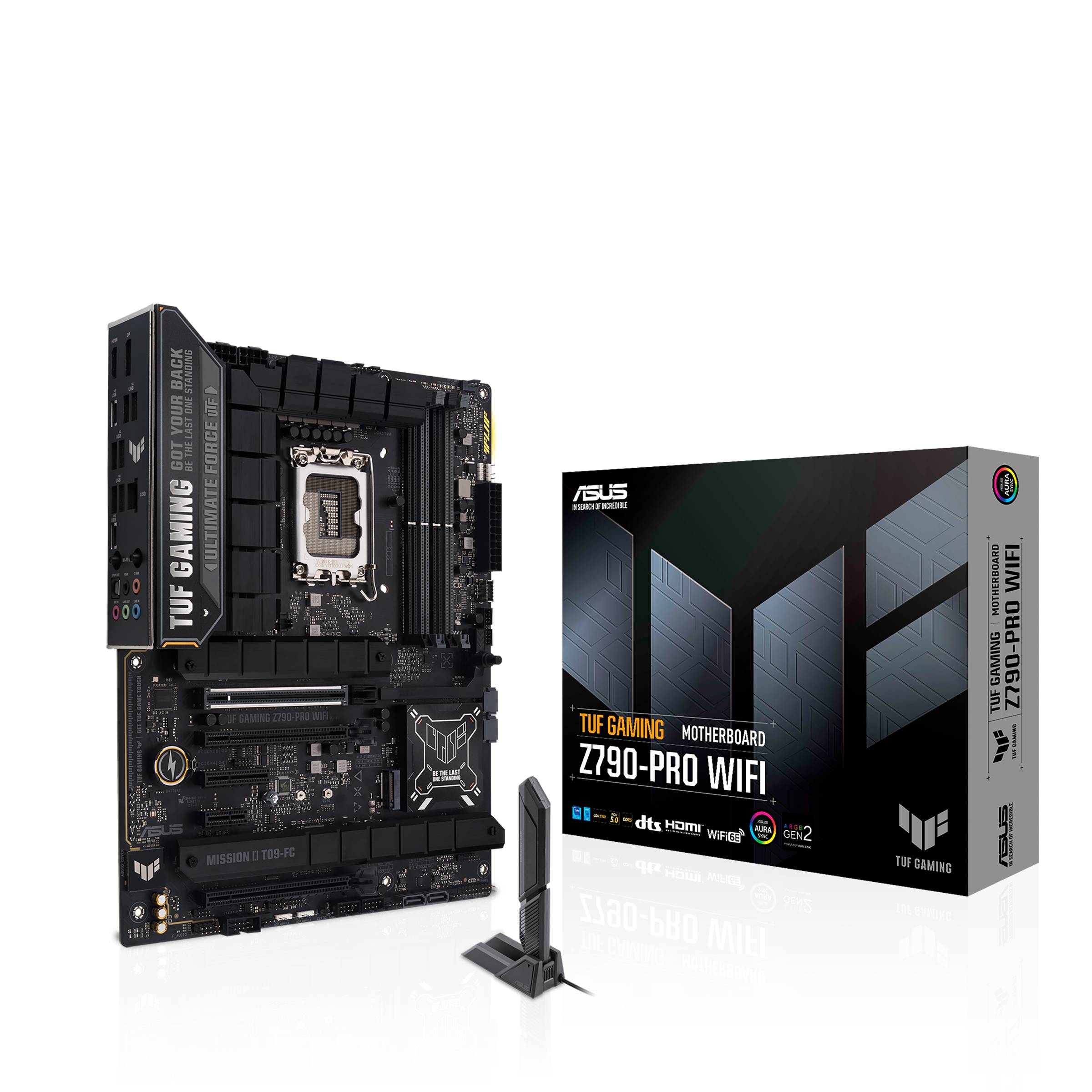 Материнская плата Asus TUF Gaming Z790-Pro WIFI, LGA1700, (HDMI, DP), 4xDDR V, ATX