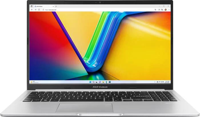 Ноутбук Asus VivoBook 15 M1502YA-BQ676, 15.6" IPS, Ryzen 7 5825U/ 16Gb/ 512SSD/ Cool Silver (90NB0X22-M00ZZ0)
