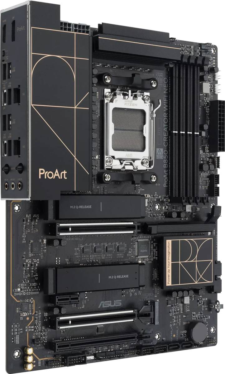 Материнская плата Asus PROART B850-CREATOR WIFI NEO, AM5, (HDMI, DP), 4xDDR V, ATX