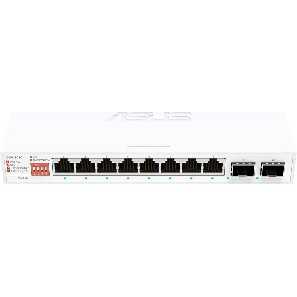 Коммутатор Asus QG-U1080, 8xLAN 2.5Gbps, 2xSFP+
