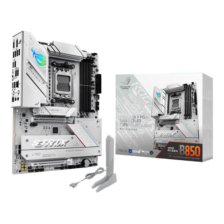 Материнская плата Asus ROG STRIX B850-A GAMING WIFI, AM5, (HDMI, DP), 4xDDR V, ATX