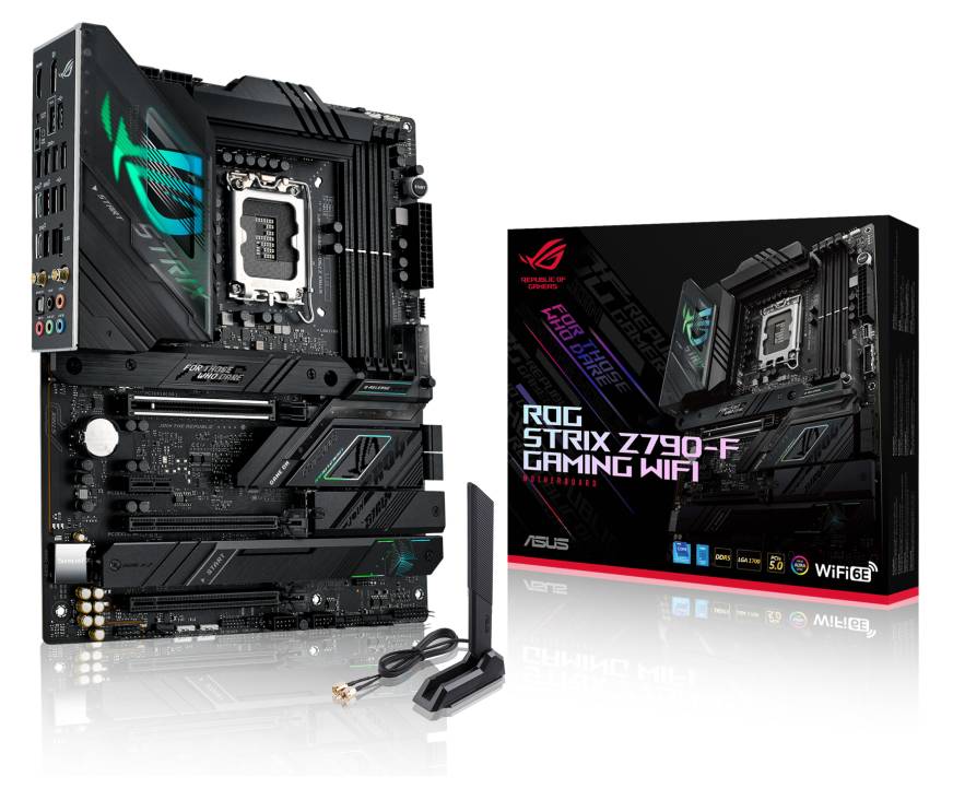 Материнская плата Asus ROG Strix Z790-F Gaming WiFi, LGA1700, (HDMI, DP), 4xDDR V, ATX