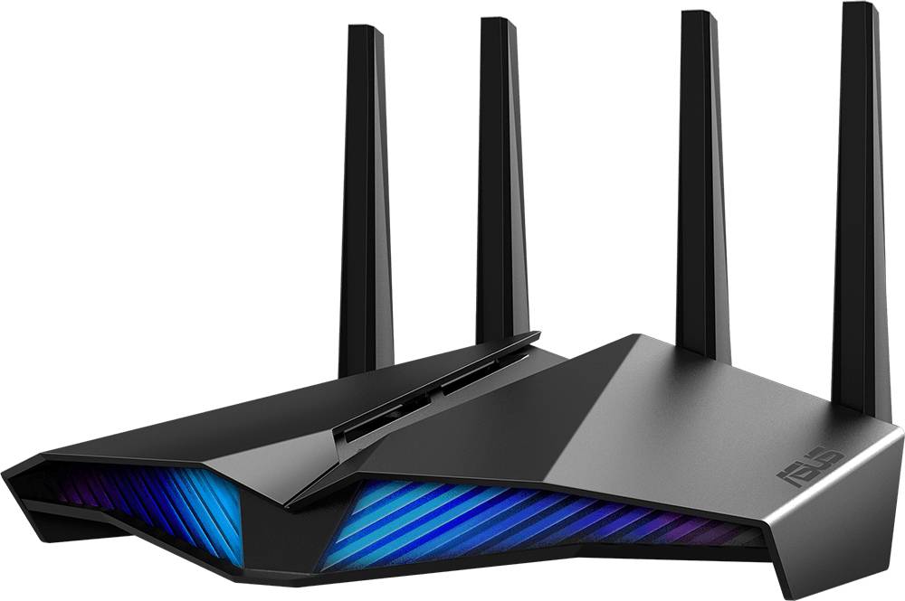 Роутер Wi-Fi Asus RT-AX82U, 2.4/5GHz 5400Mbps, 4xLAN 100Mbps, 1xWAN, 2xUSB