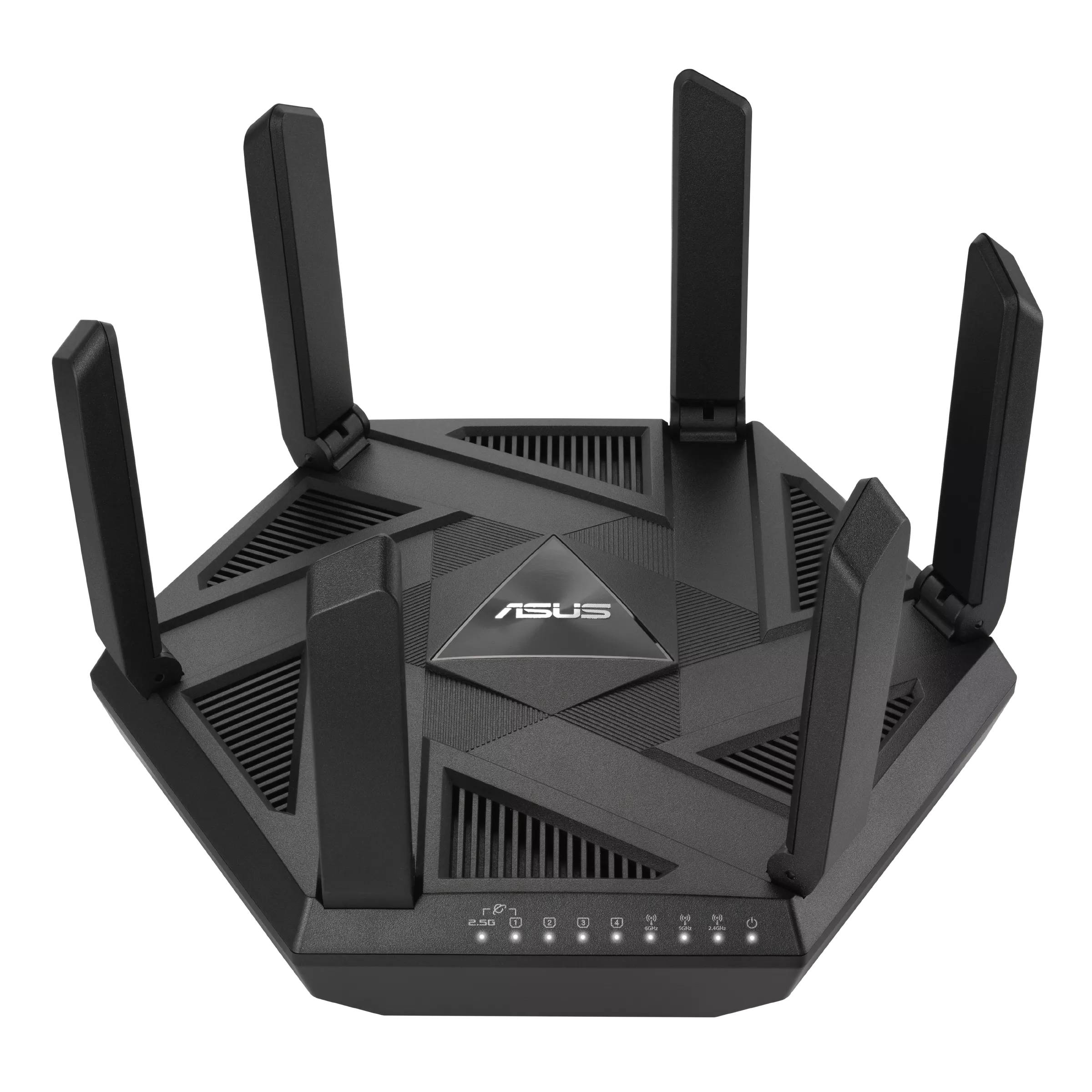 Роутер Wi-Fi Asus RT-AXE7800, 2.4/5/6GHz 7800Mbps, 3xLAN 1Gbps, 1xWAN/LAN 1Gbps, 1xWAN/LAN 2.5Gbps