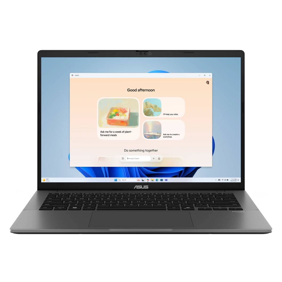Ноутбук Asus Vivobook S14 S3407CA-LY134, 14" IPS, Core Ultra 7 255H/ 32Gb/ 1TbSSD/ Matte Gray (90NB16J2-M00A30)