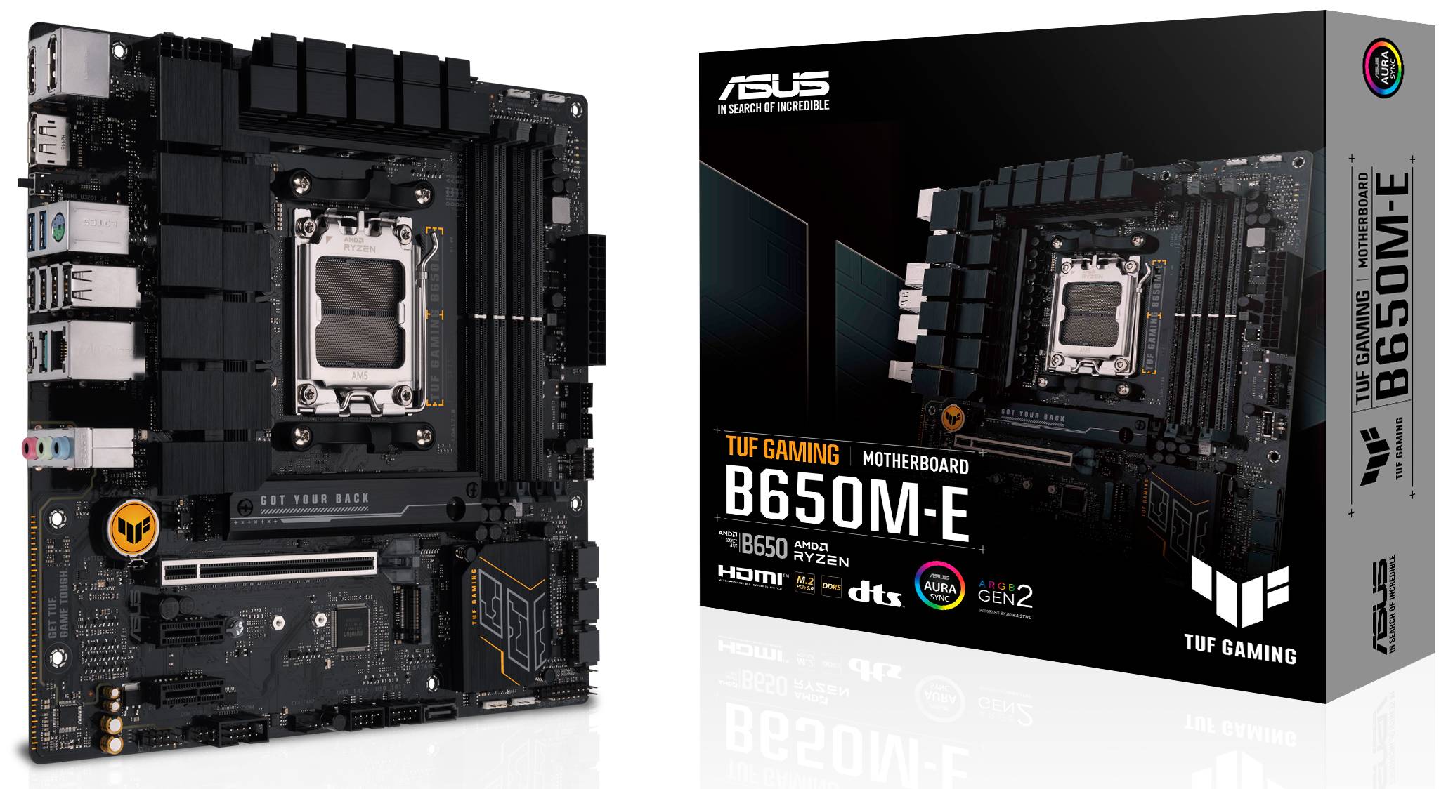Материнская плата Asus TUF Gaming B650M-E, AM5, (HDMI, 2xDP), 4xDDR V, mATX