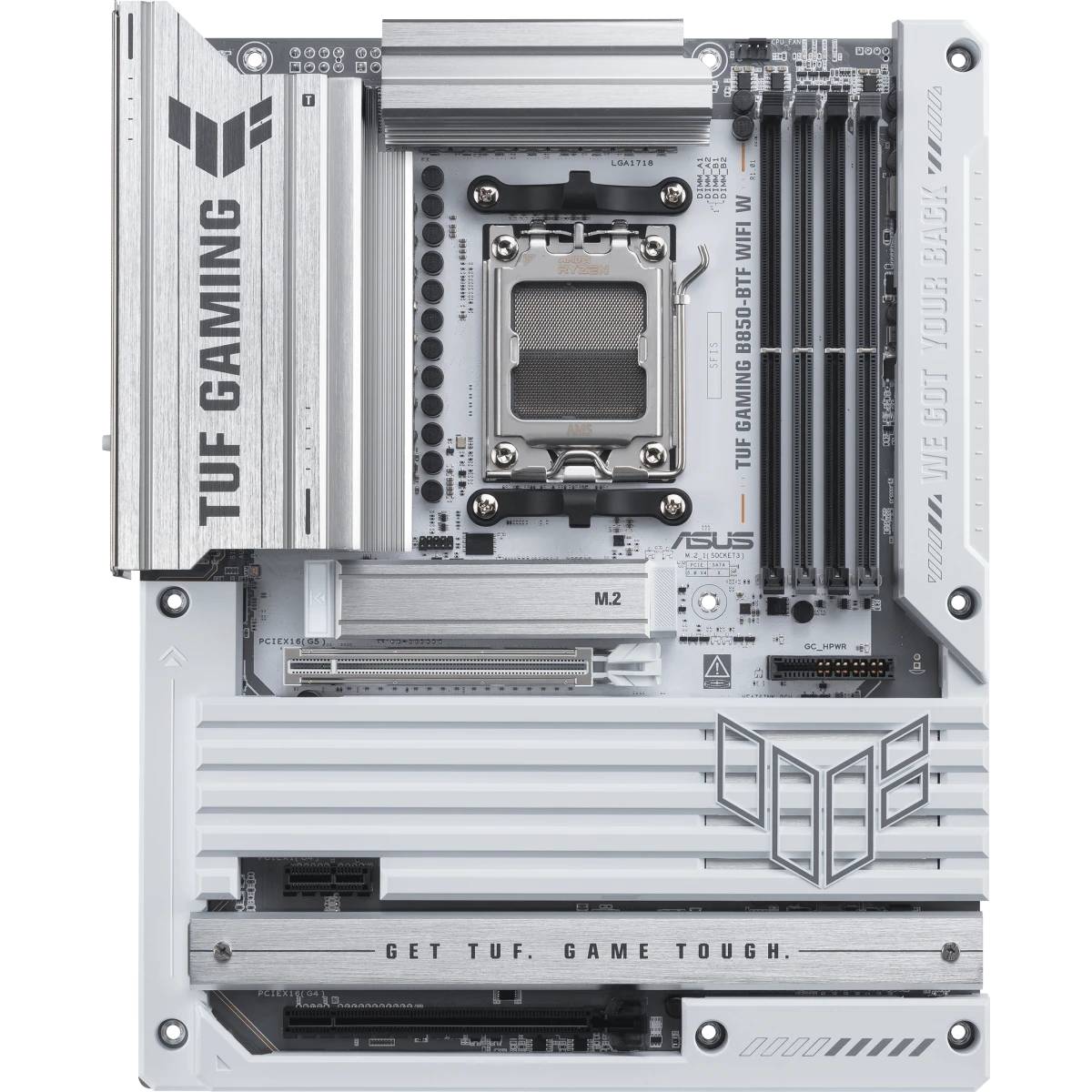 Материнская плата Asus TUF GAMING B850-BTF WIFI W, AM5, (HDMI, DP), 4xDDR V, ATX