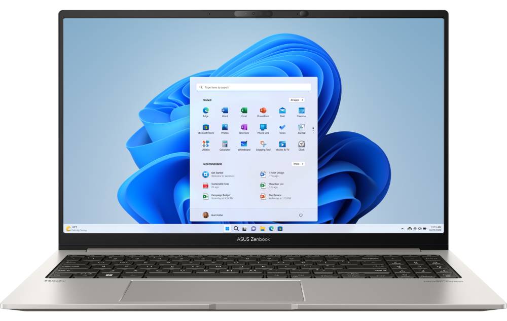 Ноутбук Asus Zenbook 15 OLED UM3504DA-MA475, 15.6" OLED, Ryzen 7 7735U/ 32Gb/ 1TbSSD/ Gray (90NB1163-M00NX0)