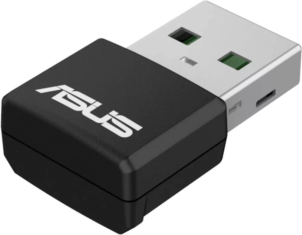 Сетевая карта Wi-Fi, ASUS USB-AX55 Nano, 2.4/5GHz, 1775Mbps, USB
