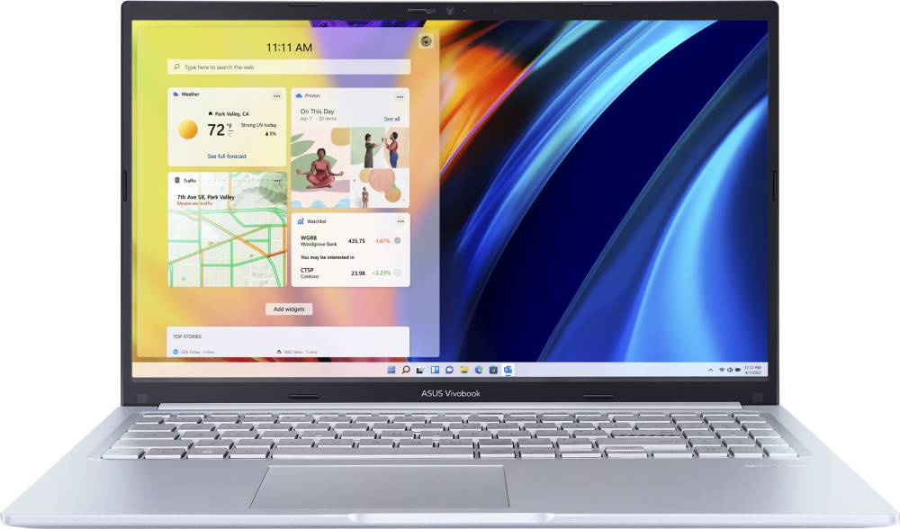 Ноутбук Asus VivoBook 15 X1502ZA-BQ2340, 15.6" IPS, Core i7 12700H/ 16Gb/ 512SSD/ Silver (90NB0VX2-M03730)