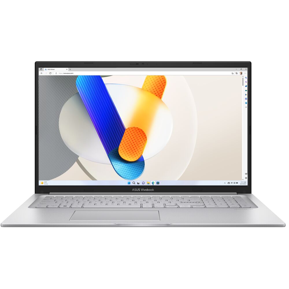 Ноутбук Asus VivoBook 17 X1704VA-AU397, 17.3" IPS, Core i5 1335U/ 16Gb/ 1TbSSD/ Silver (90NB10V1-M00D10)