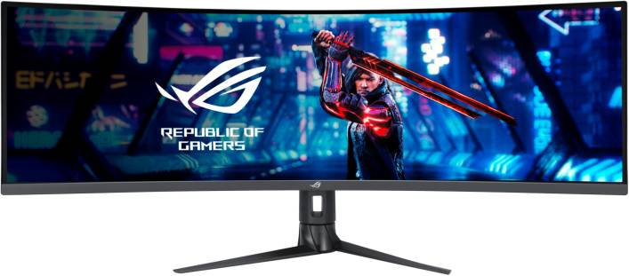 Монитор 49" Asus XG49WCR, 3840x1080, VA, 165Hz, Speakers (HDMI, DP, USB Type-C)