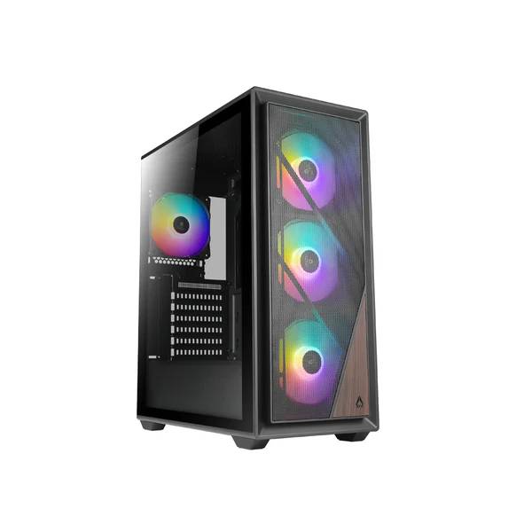Корпус Azza FOREST CSAZ-370, черный, без БП, ATX