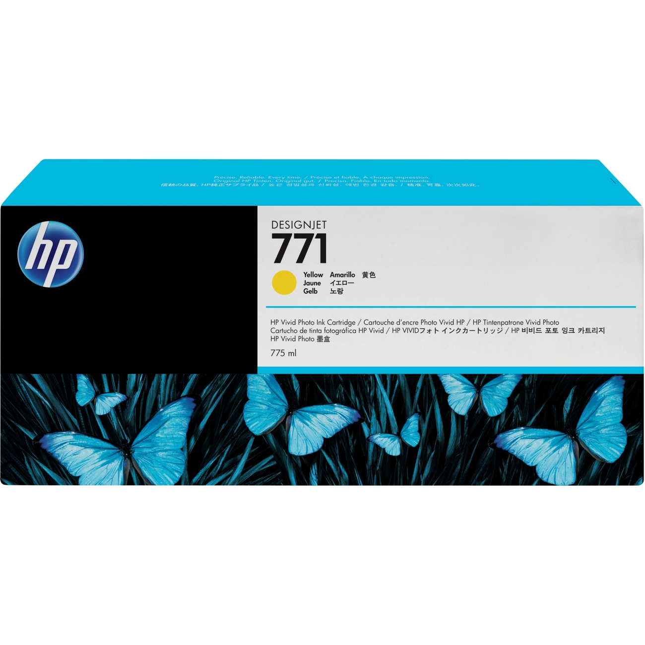 Картридж HP 771C, желтый B6Y10A